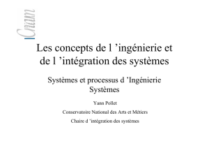 Les concepts de l`intégration des systèmes~9
