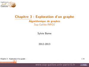 Exploration d`un graphe