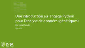Une introduction au langage Python pour l`analyse de données