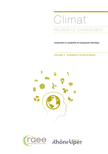 Volume 3 : Comprendre la complexité du changement climatique