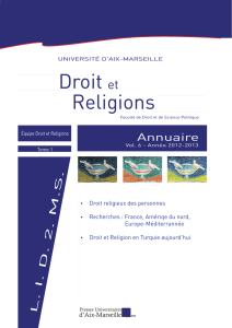 Droit Religions