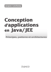 Conception d`applications en Java/JEE
