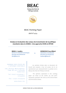 Analyse et évaluation des canaux de transmission de la