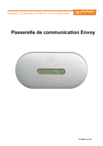 Envoy Communications Gateway Installation and Operation, 50 Hz