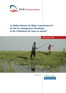 Le Delta Intérieur du Niger s`assèchera-t