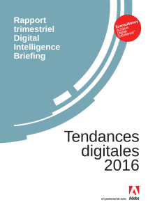 Tendances digitales 2016