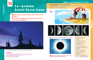 Le système Soleil-Terre-Lune - Hachette