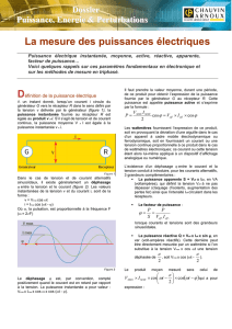 de la mesure de puissance