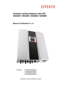 Onduleur photovoltaïque série ES ES2200 / ES3300