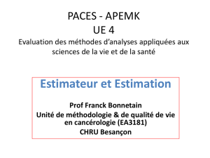PACES - APEMK UE 4 Evaluation des méthodes d`analyses
