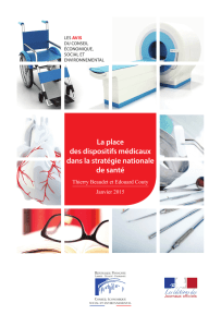 La place des dispositifs médicaux dans la stratégie nationale de santé
