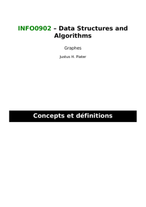 INFO0902 – Data Structures and Algorithms Concepts et définitions