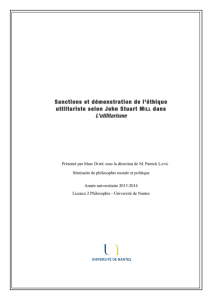 L`utilitarisme - iFAC - Université de Nantes