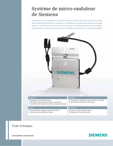 Système de micro-onduleur de Siemens