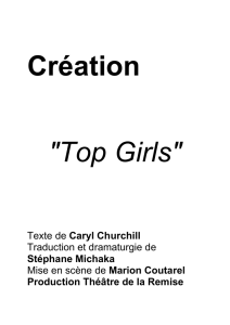 Le cahier pédagogique de Top Girls