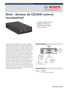 Divar - Graveur de CD/DVD externe (accessoires)