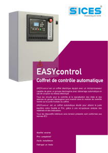 EASYcontrol est un coffret électrique équipé avec un