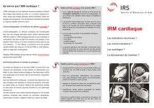 IRM cardiaque - Réseau Radiologique Romand