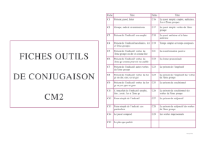 fiches outils de conjugaison cm2 - crestet.pagesperso
