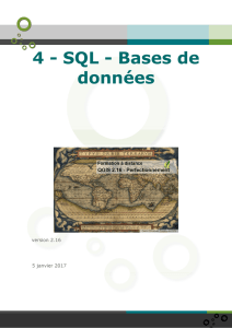 4 - SQL - Bases de données