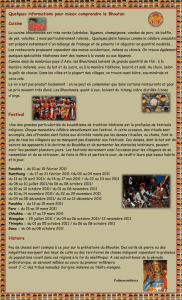 Quelques informations pour mieux comprendre le Bhoutan Cuisine
