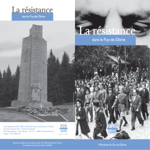 La Résistance dans le Puy-de-Dôme