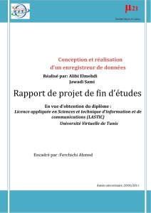 Conception et réalisation d`un enregistreur de données - UVT e-doc