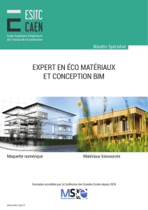 Eco-matériaux et conception BIM