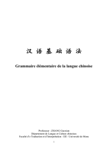 Grammaire (1)