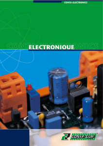 Catalogue général CONTA-ELECTRONICS - CONTA-CLIP