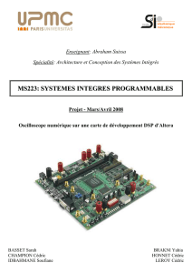 MS223: SYSTEMES INTEGRES PROGRAMMABLES