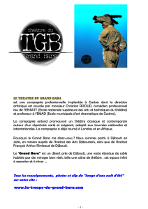 Dossier spectacle au format PDF - Le Théâtre du Grand-Bara