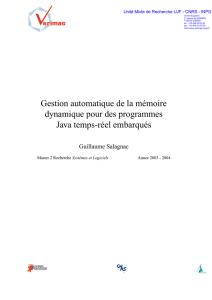 Gestion automatique de la mémoire dynamique pour des