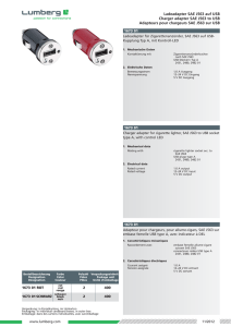 Ladeadapter SAE J563 auf USB Charger adapter SAE