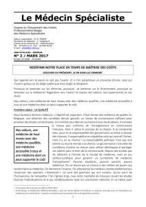 Le Médecin Spécialiste