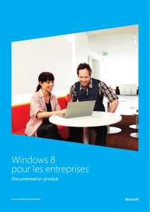 Windows 8 pour les entreprises