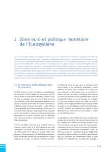 Rapport 2011: Zone euro et politique monétaire de l