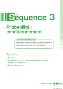 Probabilité : conditionnement