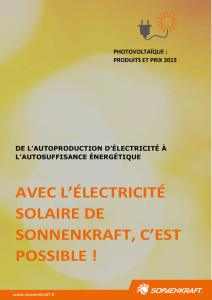 avec l`électricité solaire de sonnenkraft, c`est possible