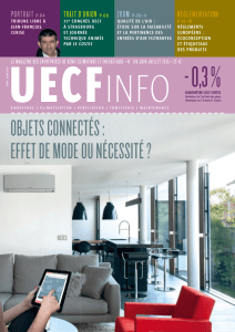 objets connectés : effet de mode ou nécessité - PROM-UCF