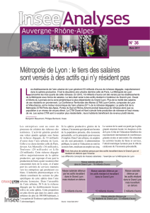 Métropole de Lyon : le tiers des salaires sont versés à des actifs qui