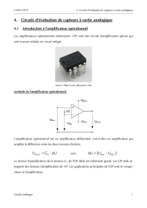 CAPTE X1ETF LOUCL 04 Circuits d`évaluation de capteurs à sortie
