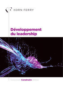 Développement du leadership