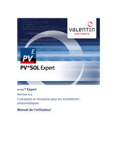 PV*SOL Expert 6.0 - Manuel