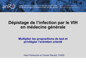 Dépistage du VIH en médecine générale