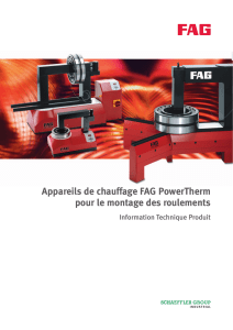 Appareils de chauffage FAG PowerTherm pour le