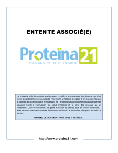entente associé(e) - Proteina21 Mieux