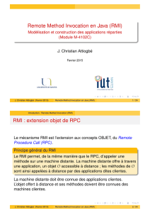 Java RMI - Univ. Nantes