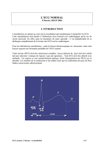 L`ECG NORMAL