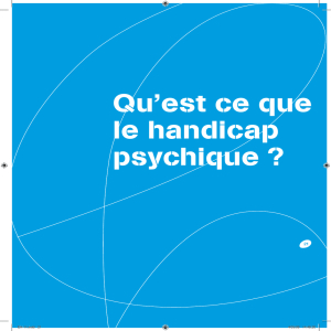 Qu`est ce que le handicap psychique